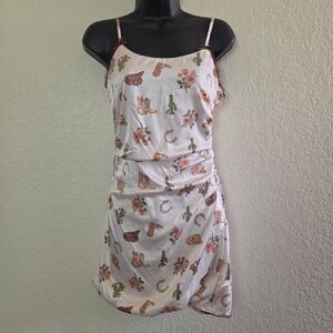 NWT Pretty Garbage Southwestern Slip Dress